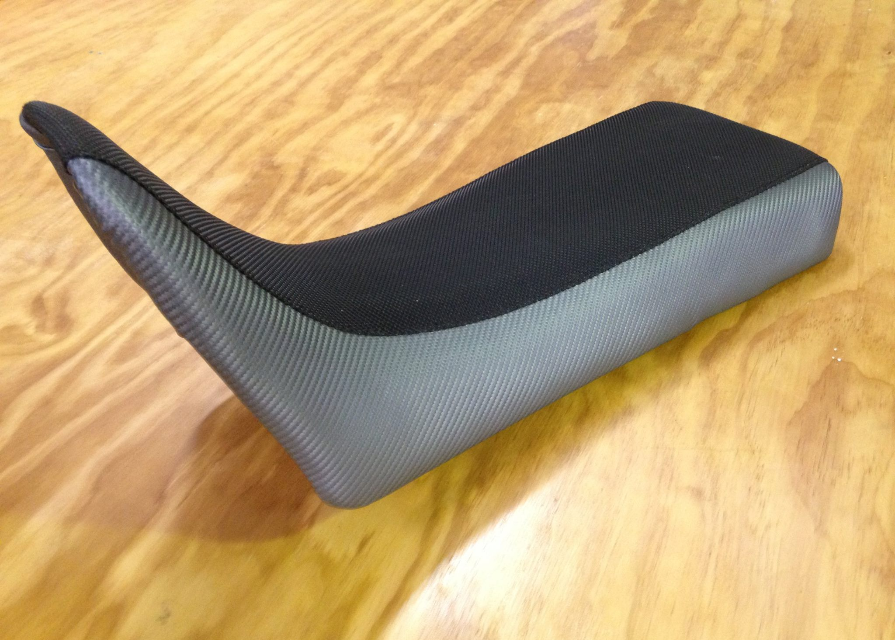 Custom bike seat retrim